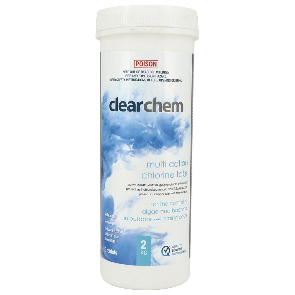 Clearchem Multi Action Chlorine Tablets 2kg – Eco Spa Parts